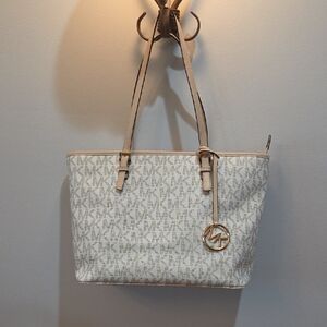 Michael Kors Cream Tote Bag